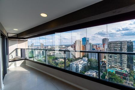 Varanda da Sala/Cozinha de apartamento à venda com 2 quartos, 75m² em Alphaville Industrial, Barueri