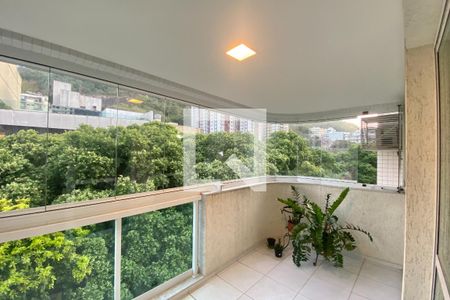 Varanda de apartamento para alugar com 3 quartos, 103m² em Humaitá, Rio de Janeiro