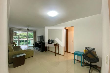 Sala de apartamento para alugar com 3 quartos, 103m² em Humaitá, Rio de Janeiro