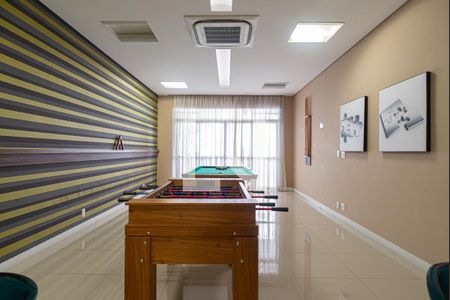 Área comum - Sala de jogos de kitnet/studio para alugar com 1 quarto, 35m² em Bela Vista, São Paulo