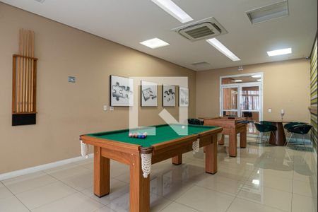 Área comum - Sala de jogos de kitnet/studio para alugar com 1 quarto, 35m² em Bela Vista, São Paulo