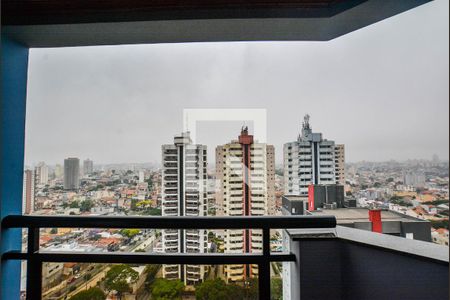 Varanda da Sala de apartamento à venda com 2 quartos, 84m² em Vila Curuçá, Santo André