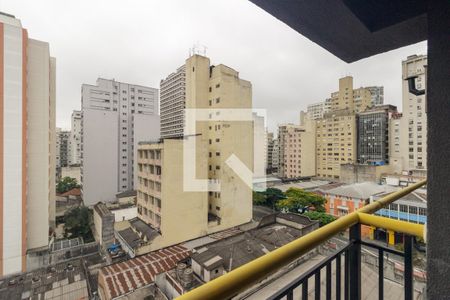 Studio à venda com 27m², 1 quarto e sem vagaVaranda