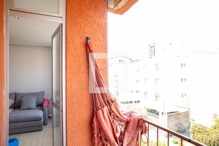 Varanda da Sala de apartamento à venda com 2 quartos, 70m² em Cidade Nova, Belo Horizonte