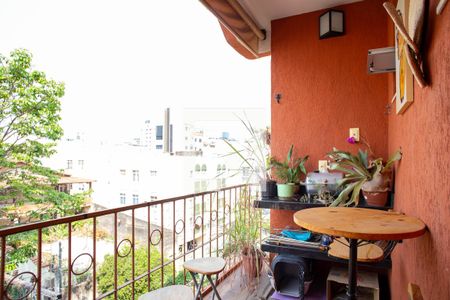 Varanda da Sala de apartamento à venda com 2 quartos, 70m² em Cidade Nova, Belo Horizonte