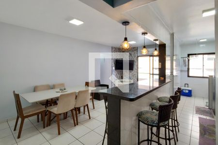 Sala de apartamento para alugar com 2 quartos, 73m² em Aviação, Praia Grande
