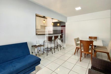 Sala de apartamento para alugar com 2 quartos, 73m² em Aviação, Praia Grande