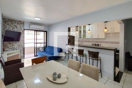 Sala de apartamento para alugar com 2 quartos, 73m² em Aviação, Praia Grande