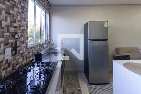 Cozinha e Área de Serviço de apartamento para alugar com 1 quarto, 32m² em Vila Augusta, Guarulhos