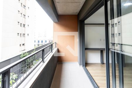 Studio para alugar com 28m², 1 quarto e sem vagaVaranda