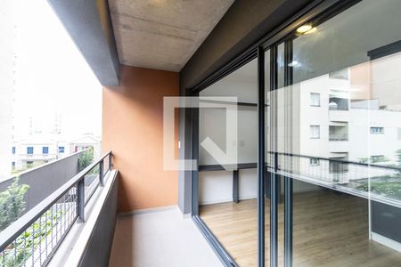 Studio para alugar com 28m², 1 quarto e sem vagaVaranda