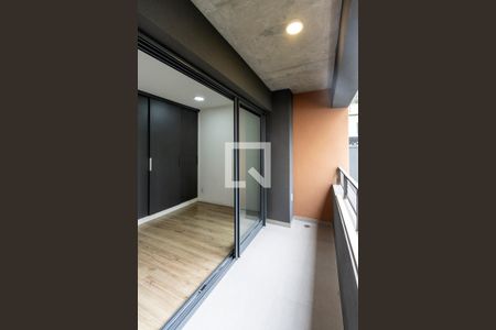Studio para alugar com 28m², 1 quarto e sem vagaVaranda