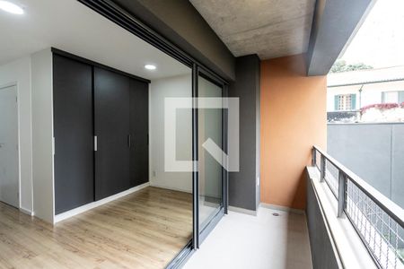 Studio para alugar com 28m², 1 quarto e sem vagaVaranda
