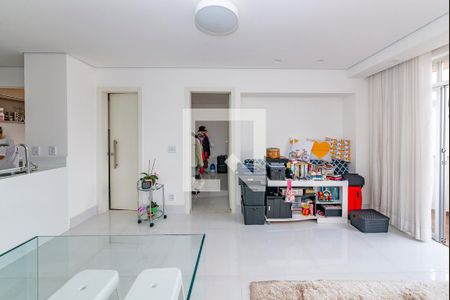 Sala de apartamento à venda com 1 quarto, 55m² em Buritis, Belo Horizonte