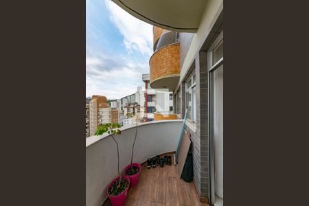 Varanda da Sala de apartamento à venda com 1 quarto, 55m² em Buritis, Belo Horizonte