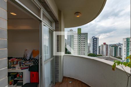 Varanda da Sala de apartamento à venda com 1 quarto, 55m² em Buritis, Belo Horizonte