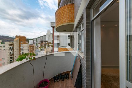 Varanda da Sala de apartamento à venda com 1 quarto, 55m² em Buritis, Belo Horizonte