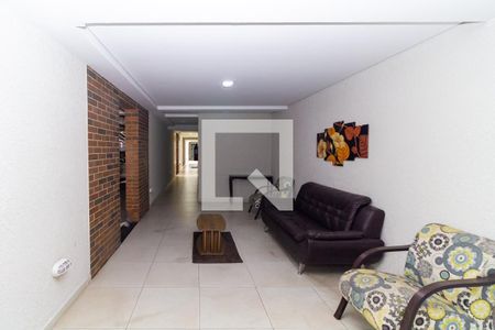 Casa de condomínio à venda com 86m², 2 quartos e 2 vagasHall social