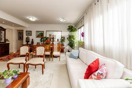 Sala de apartamento à venda com 4 quartos, 162m² em Vila Cordeiro, São Paulo