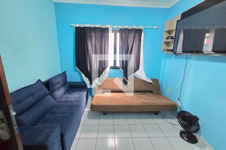 Sala de apartamento para alugar com 1 quarto, 68m² em Aviação, Praia Grande