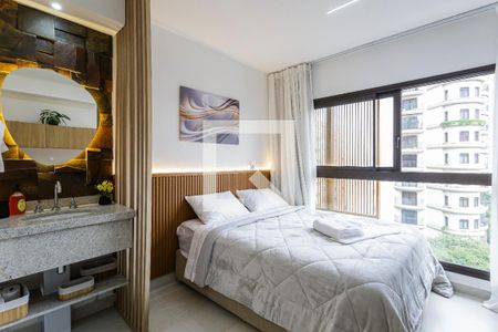 Sala/Quarto de apartamento para alugar com 1 quarto, 20m² em Moema, São Paulo