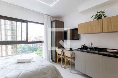 Sala/Quarto de apartamento para alugar com 1 quarto, 20m² em Moema, São Paulo