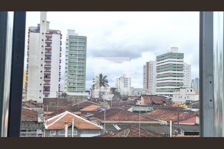Vista da sala  de apartamento para alugar com 1 quarto, 50m² em Mirim, Praia Grande