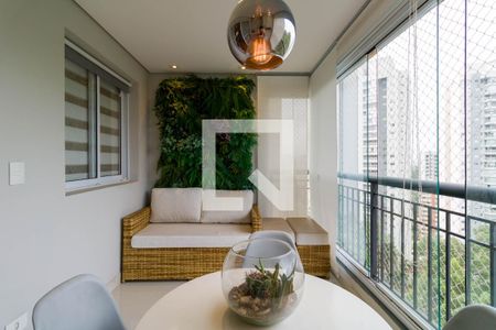 Varanda gourmet de apartamento para alugar com 2 quartos, 68m² em Vila Andrade, São Paulo