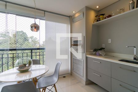 Varanda gourmet de apartamento para alugar com 2 quartos, 68m² em Vila Andrade, São Paulo
