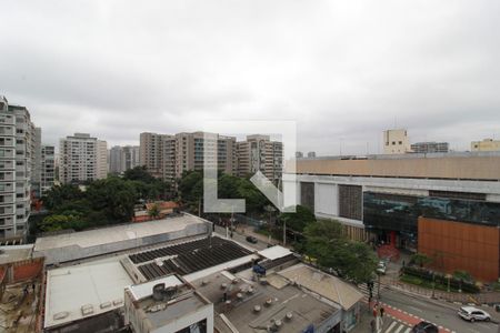 Vista da Sala de kitnet/studio para alugar com 1 quarto, 24m² em Indianópolis, São Paulo