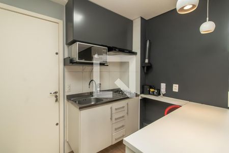 Cozinha de apartamento à venda com 1 quarto, 32m² em Jardim Santa Teresinha, São Paulo