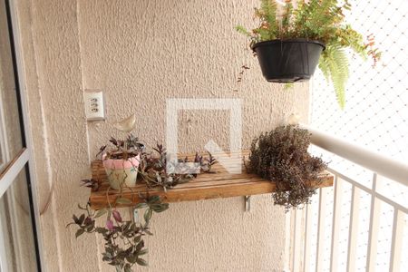 Varanda da Sala de apartamento para alugar com 2 quartos, 63m² em Setor Goiania Dois, Goiânia