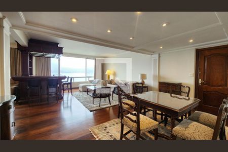 Sala de apartamento para alugar com 3 quartos, 200m² em Ponta da Praia, Santos