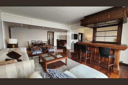 Sala de apartamento para alugar com 3 quartos, 200m² em Ponta da Praia, Santos