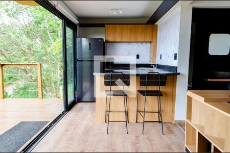 Sala / Quarto / Cozinha de casa para alugar com 1 quarto, 43m² em Morro das Pedras, Florianópolis