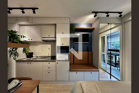 Studio para alugar com 27m², 1 quarto e sem vagaCozinha