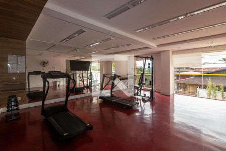 Área comum - Academia de apartamento para alugar com 1 quarto, 26m² em Granja Viana, Cotia
