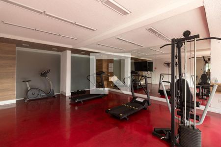 Área comum - Academia de apartamento para alugar com 1 quarto, 26m² em Granja Viana, Cotia