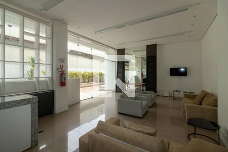 Apartamento para alugar com 26m², 1 quarto e 1 vaga Apartamento para alugar com 26m², 1 quarto e 1 vagaÁrea comum - Salão de festas