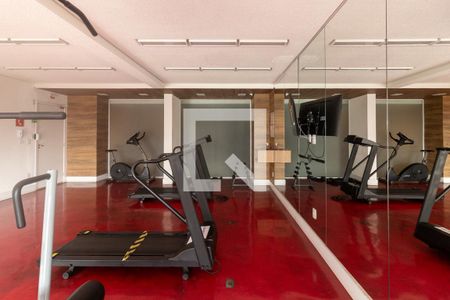 Área comum - Academia de apartamento para alugar com 1 quarto, 26m² em Granja Viana, Cotia