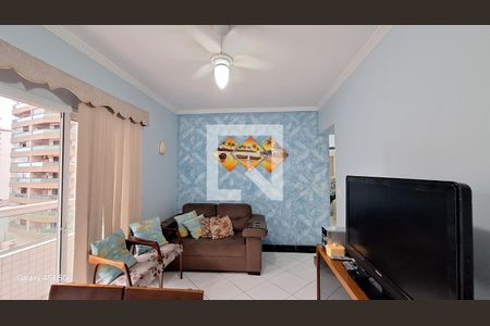 Sala de apartamento para alugar com 2 quartos, 120m² em Guilhermina, Praia Grande