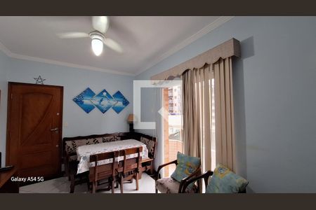 Sala de apartamento para alugar com 2 quartos, 120m² em Guilhermina, Praia Grande