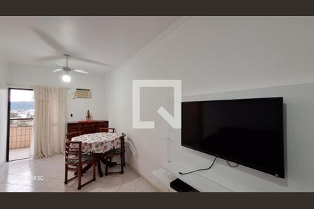 Sala de apartamento para alugar com 1 quarto, 57m² em Guilhermina, Praia Grande