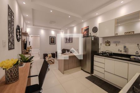 Sala/Cozinha de apartamento para alugar com 1 quarto, 48m² em Consolação, São Paulo