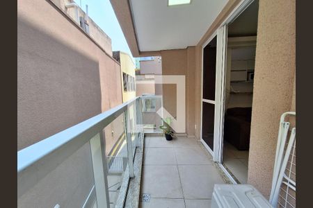 Varanda de apartamento para alugar com 2 quartos, 62m² em Catete, Rio de Janeiro