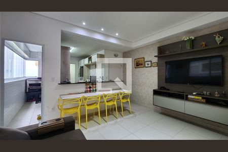 Sala de apartamento para alugar com 3 quartos, 119m² em José Menino, Santos