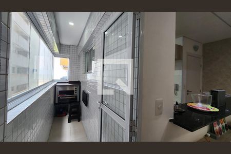 Varanda da Sala de apartamento para alugar com 3 quartos, 119m² em José Menino, Santos