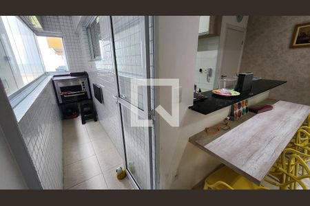 Varanda da Sala de apartamento para alugar com 3 quartos, 119m² em José Menino, Santos