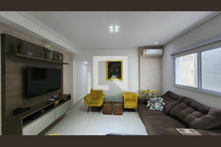 Sala de apartamento para alugar com 3 quartos, 119m² em José Menino, Santos