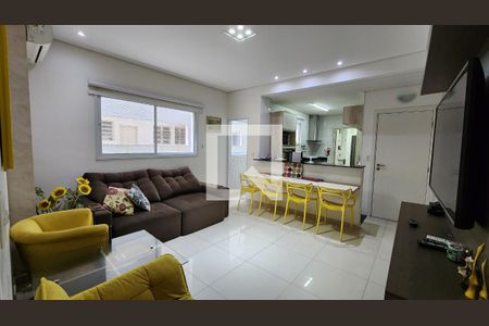 Sala de apartamento para alugar com 3 quartos, 119m² em José Menino, Santos
